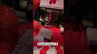 Romantic Balloon Surprise | ExperienceSaga | #manikemove #birthday #surprise #trending #viralshorts