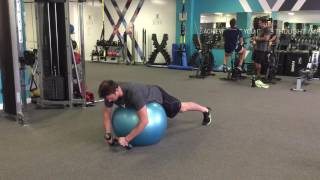 Swiss Ball Back Extension