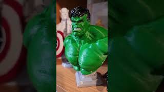 3D Printed and Painted Hulk Bust | #marvel   #3dprint  #acrylicpainting  #hobby