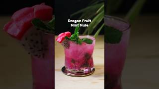 Brighten up your sip with a Dragon Fruit Mint Mule! 🐉🍹 #cocktails #mixology #dragonfruit #exotic