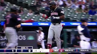 Cleveland Guardians' Angel Martinez hits first MLB home run vs. Detroit Tigers