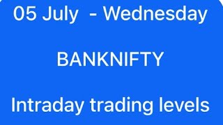 Banknifty prediction for tomorrow | Banknifty analysis video for 5 july #banknifty #viralvideo