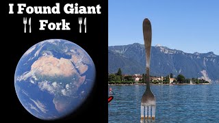 I Found Giant 🍴 Fork 🍴 On Google Earth & Map