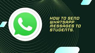 Effortless WhatsApp Messaging in SchoolAdmin CE: Setting Up WhatsApp API Gateway