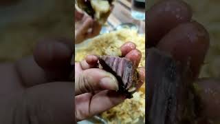 #Mutton #biryani with aloo #kolkata street food video Indian #shorts