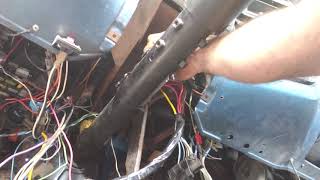 How to reinstall a steering column on a mid 80s to 90s Chevy truck part 2