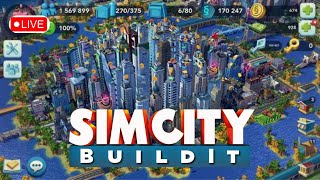 Live Build Your Dream City: SimCity BuildIt Live Adventure! part 2 🌆✨   #livestreaming  #gameing