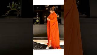 rabeeca khan new stylish dress idea || #rabeecakhan  new orange stylish dress pic #2023 #fashion