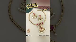 imitation jewellery#premiumqualitynecklace| what'sapp for booking 9894452942 #newfashionjewellery