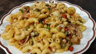 Chicken vegetable macaroni.yummy pasta recipe