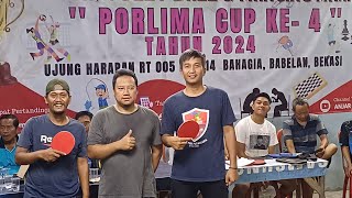 PINGPONG || PORLIMA CUP Ke- 4 || JUARA 5 & 6 || Dwidar vs Marno