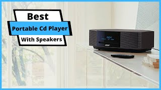 ✅ Best Portable Cd Player With Speakers | Portable Cd Player With Speakers (Buying Guide)