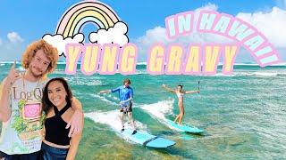 Surprising my sister with Yung Gravy!! (We take him surfing!!)