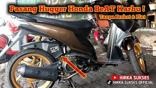 Pasang Hugger Honda Beat Karbu