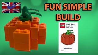 LEGO set MMMB014 -  October (2009) - monthly mini model build - Pumpkin - Build and Review