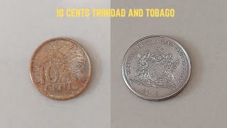 Coin Restoration 10 Cents Trinidad and Tobago #42