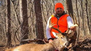 Big buck down in Missouri opening weekend of 2020 rifle season SELF FILMED!