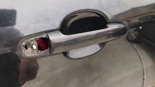 2009 Toyota Corolla Exterior Door Handle Replacement