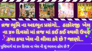 HOLI  KHEL SATSANG | હોળી ખેલ ના ૪૦ દિવસ ની ભાવના | શ્રી ઠાકોરજી ની લીલા ના અદભૂત પ્રસંગો | SATSANG