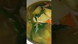 Chicken With Cassava Vegetables soup Good for Detox#Shorts