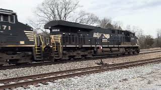 NB NS 8064-8171-1223 and 3 MOW on the rear in Cohutta,Georgia 02/04/24