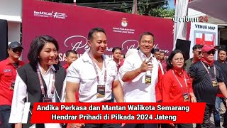 Andika Perkasa dan Mantan Walikota Semarang Hendrar Prihadi di Pilkada 2024 Jateng