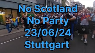 Scotland Fan Walk to trainstation | 23/06/24 Stuttgart EURO24