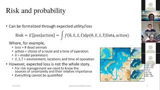 Jarno Vanhatalo:On statistical inference, prediction and data for risk assessment in Arctic Marine