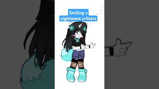 Smiling critters x nightmare critters craftycorn x Simon smoke Gacha life 2 transformation nightmare