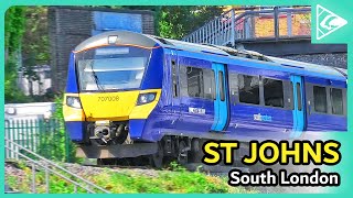 Trains at St Johns (London) (SEML) 21/08/2023