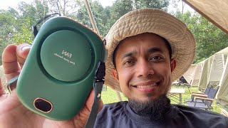 LAMPU CAMPER TERPALING TERANG | review sebenar | LAMPU LED | khemah malam | octobase led mpl r2