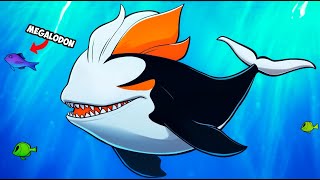 Me CONVERTÍ en una ORCA ASESINA por 24 HORAS! | GabSolf en Feed and Grow Fish