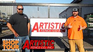 This Fence Shop Was ELITE | Artistic Fence Shop Tour w/ JoeDonn Dietrich