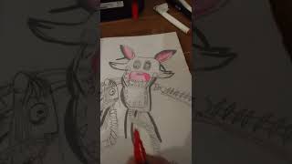 Drawing Mangle from Fnaf with posca markers#art #trending #posca #ohuhumarkers #fnaf