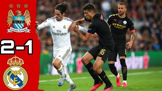 أهداف مباراة ريال مدريد و مانشستر سيتي 2/1 بالذهاب || 🔥مباراة وأهداف مجنونه🔥 و ماذا فعل حكم الفار 🔥؟