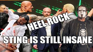 The Rock Slaps Cody Rhodes, Sting Takes More Bumps - Main Event Minute