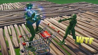 Reaching *MAX* Speed with the Shopping Cart Glitch! - Fortnite Funny Fails & WTF Moments!