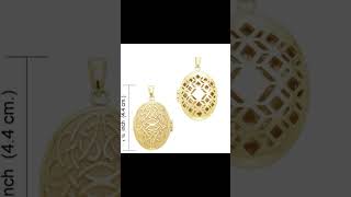 Gold Vermeil Locket Follow us to see more #locket #jewellery #jewelry