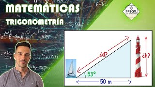 Matemáticas | ESO | Trigonometría | Razones Trigonométricas | Altura de un Faro visto desde un Barco