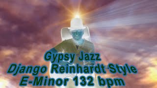 Free Backing Track for Guitar Gypsy Jazz Django Reinhardt Style E-Minor, 132 bpm