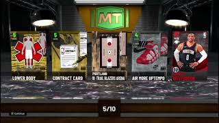 NBA2K21 MyTeam Idols Westbrook Pack Opening Review Limited Rashard Lewis Review