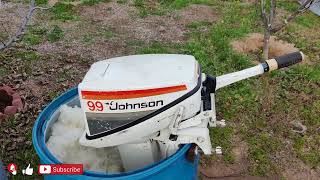 9.9HP JOHNSON / EVINRUDE OUTBOARD MOTOR SHORT SHAFT   TEST