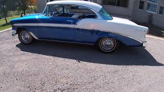 1956 Chev BelAir Start and Idle