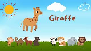 Zoo Animals | Learn Zoo Animals Names in English | Kids Vocabulary | English Educational Video