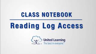 Class Notebook - Adding an entry to a reading log