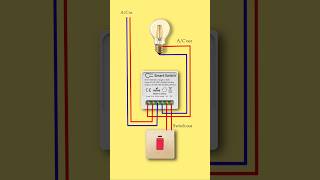 Wifi smart switch wiring diagram #electronic #smartgadgets #wifiswitch