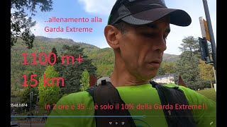 1100 m+ in 15 km da Levico a Vetriolo vecchio. Verso Garda Extreme