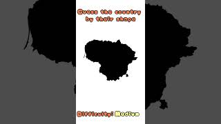 Guess the country by their shape - Part 6 -