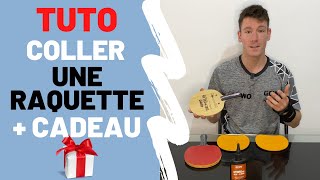 TUTO : Comment coller une raquette? Tennis de Table