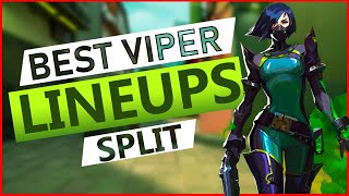 Best Viper Lineups on Split Map - Valorant Guide